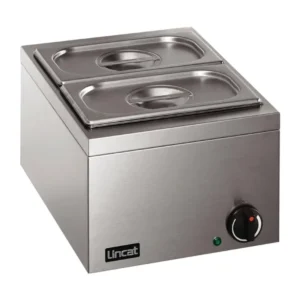 Bain-marie Lincat Lynx 400 deux bacs GN 1/4 avec couvercles