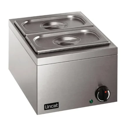 Bain-marie Lincat Lynx 400 deux bacs GN 1/4 avec couvercles