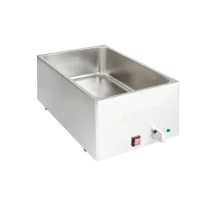 Bain-marie Buffalo GN 1/1 en inox sans robinet de vidange