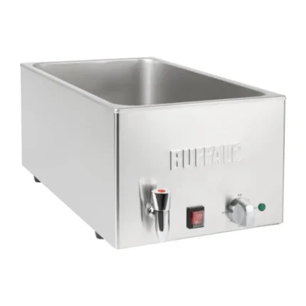 Bain-marie Buffalo GN 1/1 avec robinet de vidange, livré sans bac