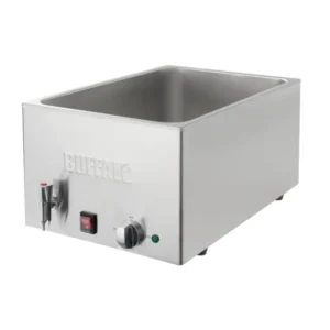 Bain-marie Buffalo GN 1/1 avec robinet de vidange, livré sans bac – vue 2