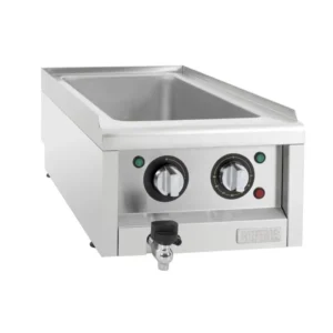 Bain-marie Buffalo Série 600 format GN 1/1 avec robinet en façade