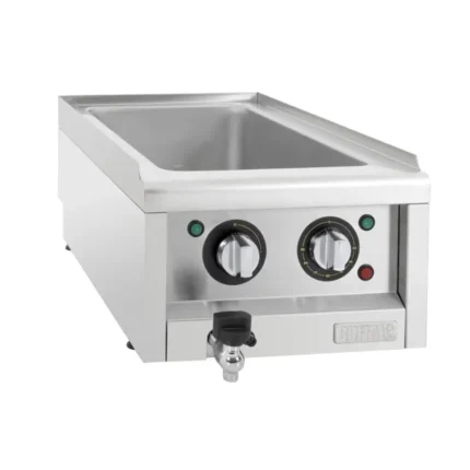 Bain-marie Buffalo Série 600 format GN 1/1 avec robinet en façade