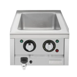 Bain-marie Buffalo Série 600 format GN 1/1 avec robinet en façade – vue 2