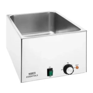 Bain-marie électrique Nisbets Essentials format GN 1/1 en inox