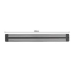 Barre magnétique pour couteaux Vogue noire 300 mm – vue 5