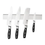 Barre magnétique inox Vogue 360 mm pour 4 couteaux – vue 2