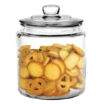 Bocal à biscuits Olympia 3,8 L en verre rétro – vue 2