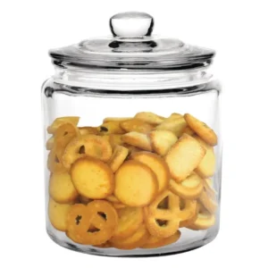 Bocal à biscuits Olympia 3,8 L en verre rétro – vue 2