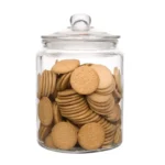 Bocal à biscuits Olympia 6,35 L en verre vintage – vue 3