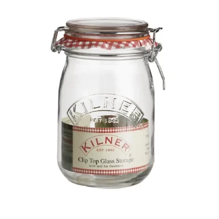 Bocal Kilner à clip 1 litre en verre
