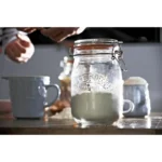 Bocal Kilner à clip 1 litre en verre – vue 6