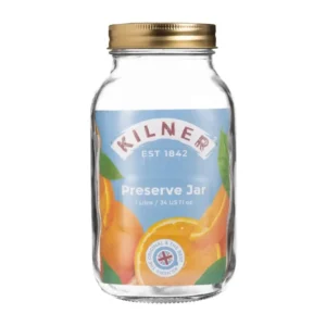 Bocal Kilner à vis 1 litre en verre – vue 2