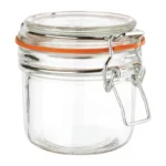 Bocaux à conserve Vogue – 200 ml – Clip et joint caoutchouc – Lot de 6