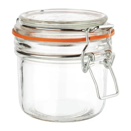 Bocaux à conserve Vogue – 200 ml – Clip et joint caoutchouc – Lot de 6