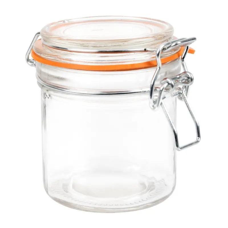 Bocaux à conserve Vogue – 285 ml – Clip et joint caoutchouc – Lot de 6 Bocaux à conserve Vogue – 285 ml – Clip et joint caoutchouc – Lot de 6
