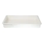 Boîte à pâte à pizza Cambro blanche en polypropylène – vue 2