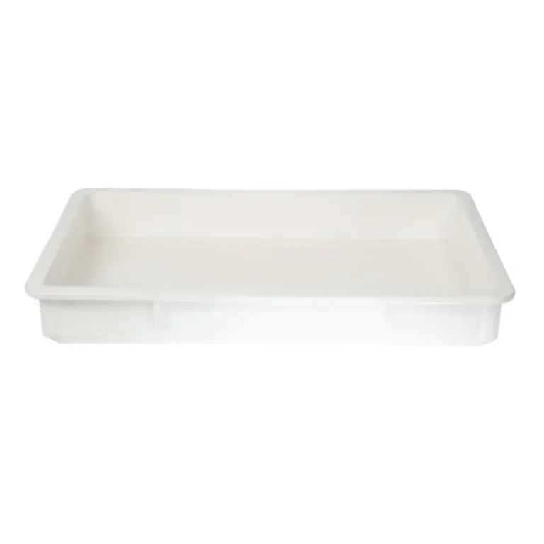 Boîte à pâte à pizza Cambro blanche en polypropylène – vue 2