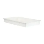 Boîte à pâte à pizza Cambro blanche en polypropylène – vue 3