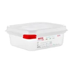 Boîtes alimentaires hermétiques Araven – GN 1/6 – 1,1 L – 65 mm – Lot de 4
