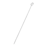 Brochette en métal Vogue inox 305 mm à crochet