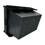 Caisse de transport Vogue noire 600 x 400 mm – vue 6