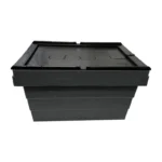 Caisse de transport Vogue noire 600 x 400 mm – vue 7