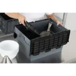 Caisse de transport Vogue noire 600 x 400 mm – vue 9