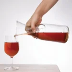 Carafe en verre Olympia 1 litre à rebord renforcé – vue 2