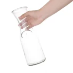Carafe en verre Olympia 1 litre à rebord renforcé – vue 3