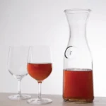 Carafe en verre Olympia 1 litre à rebord renforcé – vue 4