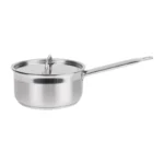 Casserole inox avec couvercle Nisbets Essentials – 200 mm – 3 L – Induction – vue 2