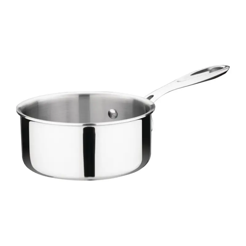 Casserole triple épaisseur Vogue Tri Wall – 140 mm – 900 ml – Induction Casserole triple épaisseur Vogue Tri Wall – 140 mm – 900 ml – Induction