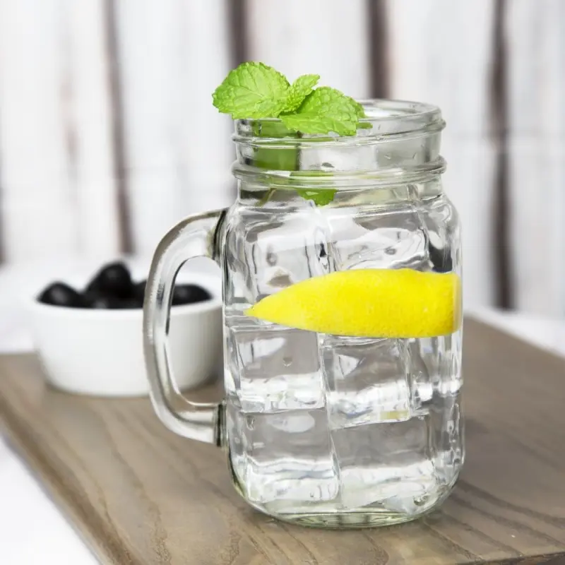 Chope à anse Olympia 450 ml au style rétro – vue 2