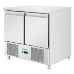 Comptoir à salade réfrigéré Polar Série U – 2 portes – 257 L – 903 mm – Classe A+