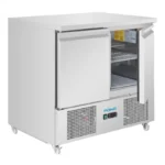 Comptoir à salade réfrigéré Polar Série U – 2 portes – 257 L – 903 mm – Classe A+