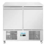 Comptoir à salade réfrigéré Polar Série U – 2 portes – 257 L – 903 mm – Classe A+