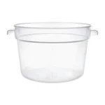 Conteneur alimentaire rond Vogue – 10 L – Polypropylène transparent – vue 3