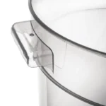 Conteneur alimentaire rond Vogue – 10 L – Polypropylène transparent – vue 5