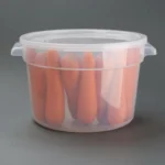Conteneur alimentaire rond Vogue – 10 L – Polypropylène transparent – vue 7
