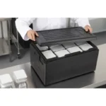Conteneur isotherme Vogue EPP GN 1/1 noir 46 L – vue 7