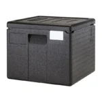 Conteneur isotherme à pizza Cambro GoBox noir en EPP
