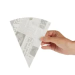 Cornets à frites Colpac au motif imprimé journal, lot de 1000 – vue 4