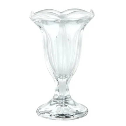 Coupes à dessert hautes Olympia – 185 ml – Lot de 6 – Verre pressé – Forme élancée