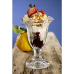 Coupes à dessert hautes Olympia – 185 ml – Lot de 6 – Verre pressé – Forme élancée – vue 5