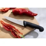 Couteau de cuisine Hygiplas manche noir lame 157 mm – vue 6
