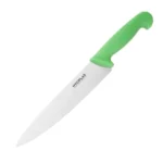 Couteau de cuisine Hygiplas manche vert lame 218 mm