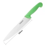 Couteau de cuisine Hygiplas manche vert lame 218 mm – vue 5