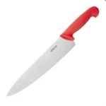 Couteau de cuisine Hygiplas manche rouge lame 255 mm