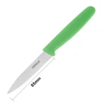 Couteau d’office Hygiplas manche vert lame 75 mm – vue 5